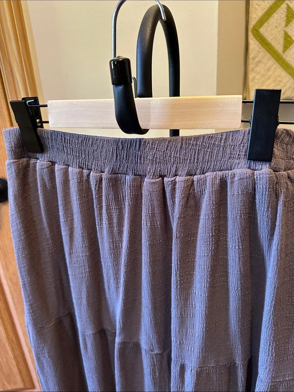 Nine West Women's Tiered Maxi Skirt in Taupe